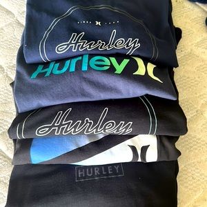 Men’s XXL Hurley tees. 5 shirts for $15.